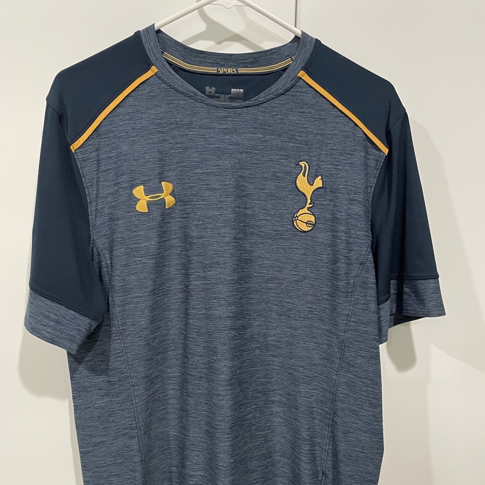Blue/gold 2016-2017 Tottenham Hotspur UnderArmour Official Team Training Shirt